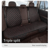 Black Quilted Leather Car Seat Covers - GiFTiFY