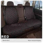 Black Quilted Leather Car Seat Covers - GiFTiFY