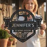 Custom Metal Sign for Quilting & Sewing Craft Rooms - GiFTiFY