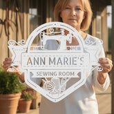 Custom Metal Sign for Quilting & Sewing Craft Rooms - GiFTiFY