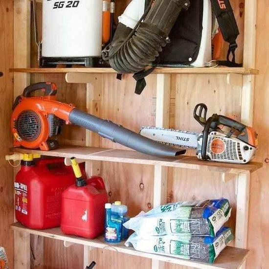 Shed Shelf Bracket Kit 10" Shelving, Shed Organizer