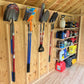 Shed Shelf Bracket Kit 10" Shelving, Shed Organizer