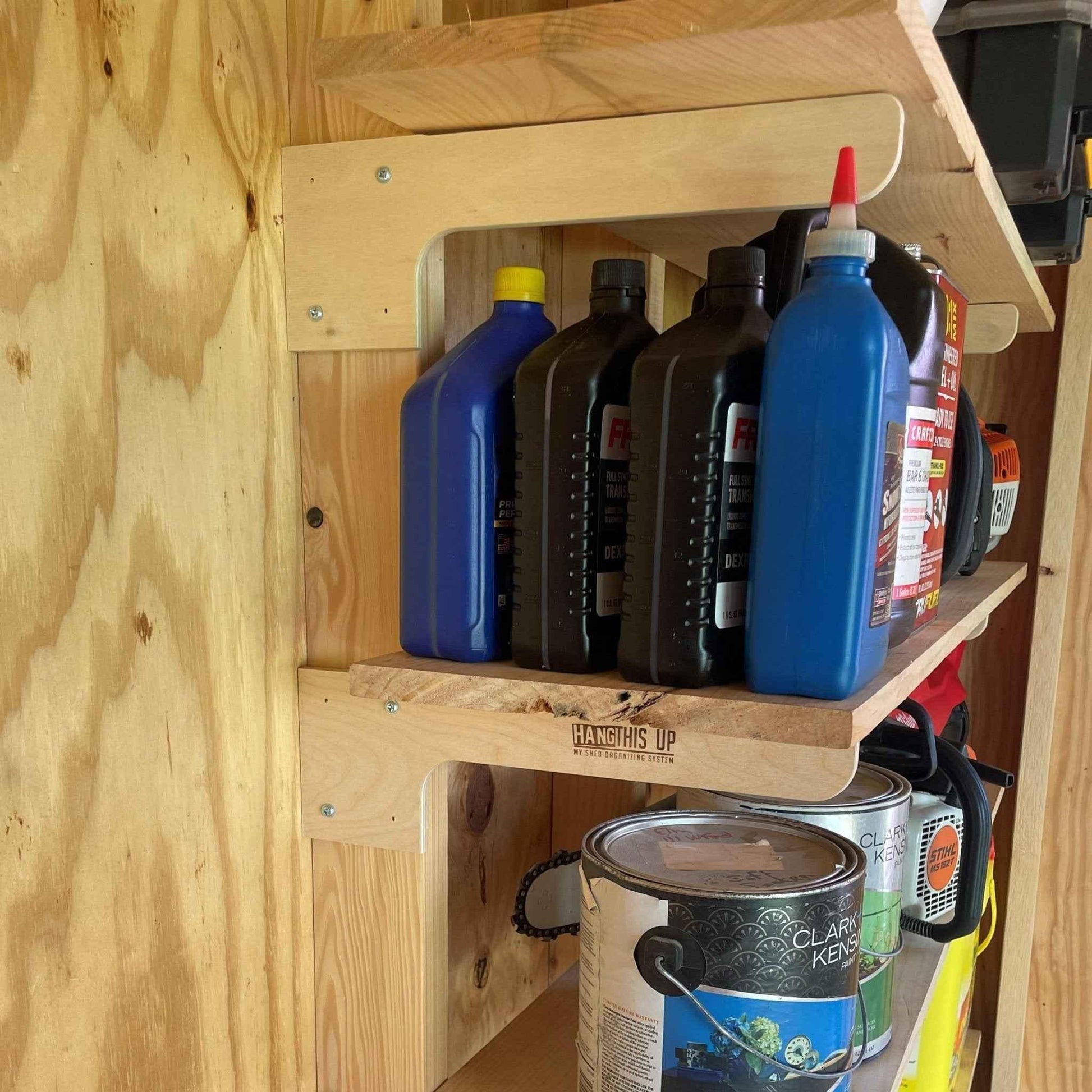 Shed Shelf Bracket Kit 10" Shelving, Shed Organizer