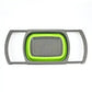 Silicone Collapsible Colander Green and Gray - GiFTiFY