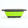 Silicone Collapsible Colander Green and Gray - GiFTiFY