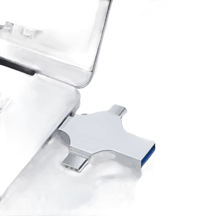 Silver 4in1 USB Flash Drive for iPad Pro - GiFTiFY