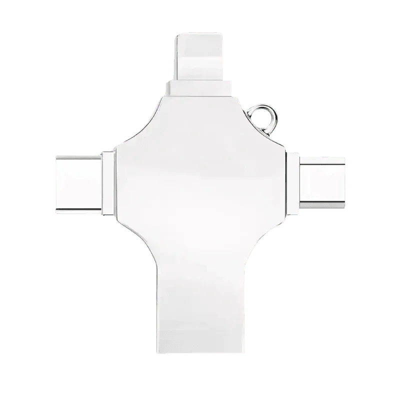 Silver 4in1 USB Flash Drive for iPad Pro - GiFTiFY