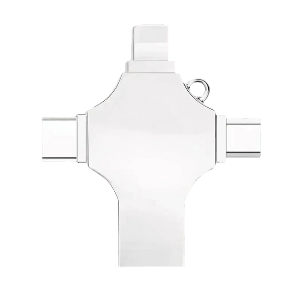Silver 4in1 USB Flash Drive for iPad Pro - GiFTiFY