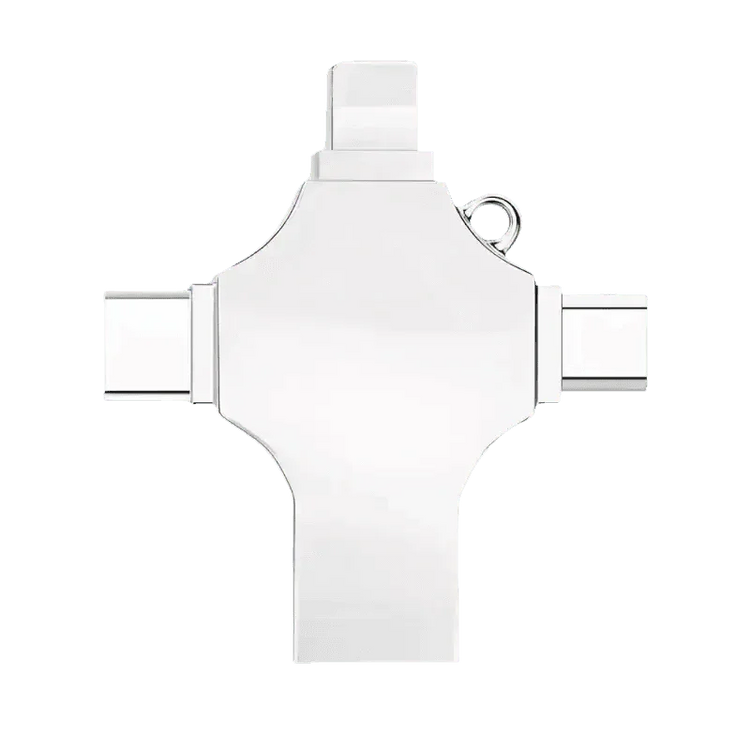 Silver 4in1 USB Flash Drive for iPad Pro - GiFTiFY