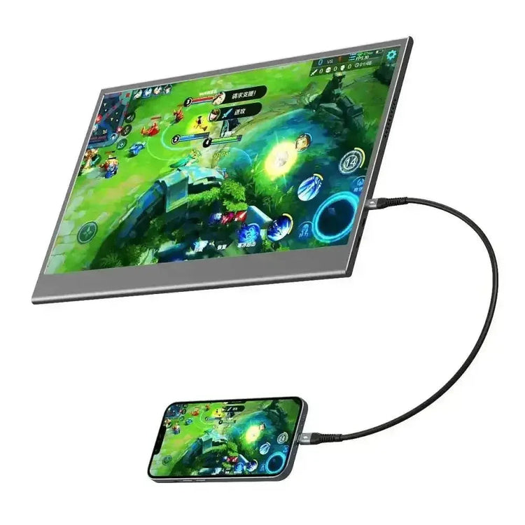 Silver Framed 6-Inch IPS1080p HDMI Portable Monitor - GiFTiFY