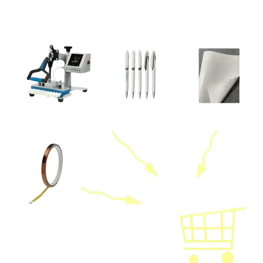Silver Manual Heat Press Machine - GiFTiFY