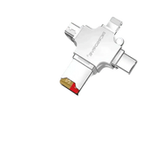 Silver OTG USB Flash Drive Adapter with Memory Cards - GiFTiFY