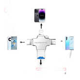 Silver OTG USB Flash Drive Adapter with Memory Cards - GiFTiFY