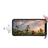 Silver OTG USB Flash Drive Adapter with Memory Cards - GiFTiFY