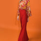 COUNTDOWN THE HOURS WOVEN FLARED PANTS Flying Tomato