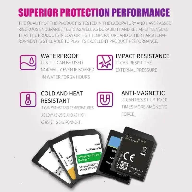 Skoda MIB2 Navigation SD Card 2024 SD Card by Dropshee