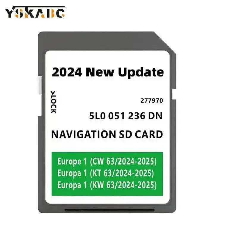 Skoda MIB2 Navigation SD Card 2024 SD Card by Dropshee