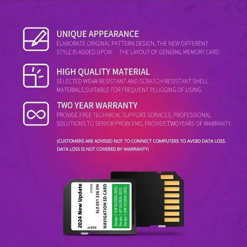 Skoda MIB2 Navigation SD Card 2024 SD Card by Dropshee