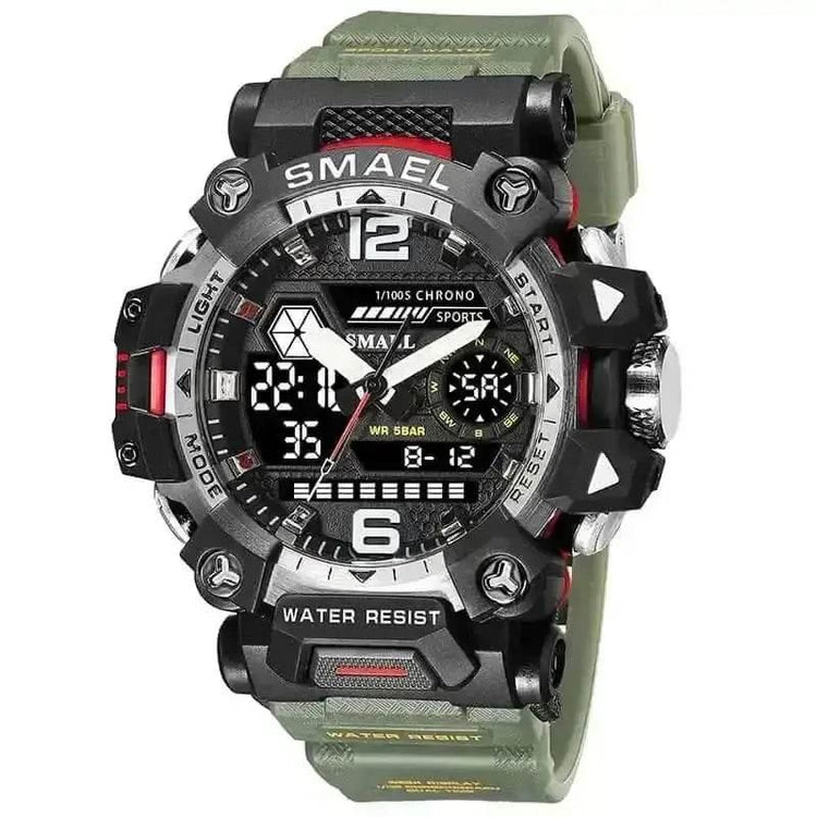 SMAEL Brand Tan and Black Outdoor Sport Mens Watch - GiFTiFY