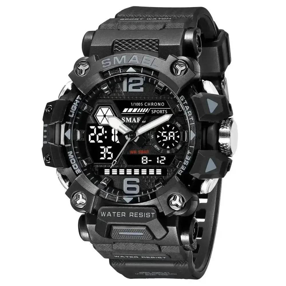SMAEL Brand Tan and Black Outdoor Sport Mens Watch Watches by SMAEL Official Store