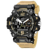 SMAEL Brand Tan and Black Outdoor Sport Mens Watch - GiFTiFY