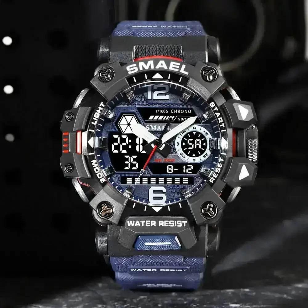 SMAEL Brand Tan and Black Outdoor Sport Mens Watch Watches by SMAEL Official Store