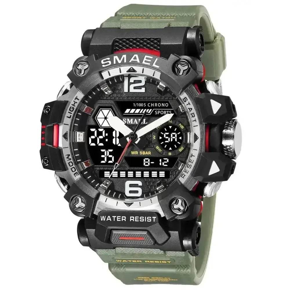 SMAEL Brand Tan and Black Outdoor Sport Mens Watch - GiFTiFY