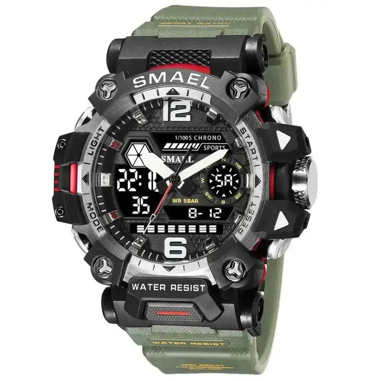 SMAEL Brand Tan and Black Outdoor Sport Mens Watch - GiFTiFY