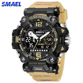 SMAEL Brand Tan and Black Outdoor Sport Mens Watch - GiFTiFY