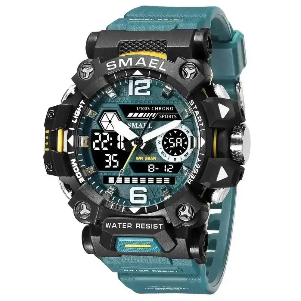 SMAEL Brand Tan and Black Outdoor Sport Mens Watch - GiFTiFY