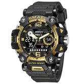 SMAEL Brand Tan and Black Outdoor Sport Mens Watch - GiFTiFY