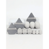 Small Medium and Large 12PCS Combination Set Makeup Puff Essential for Beginners Cosmetic Puff Set Makeup Foundation Sponge - GiFTiFY