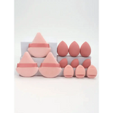 Small Medium and Large 12PCS Combination Set Makeup Puff Essential for Beginners Cosmetic Puff Set Makeup Foundation Sponge - GiFTiFY
