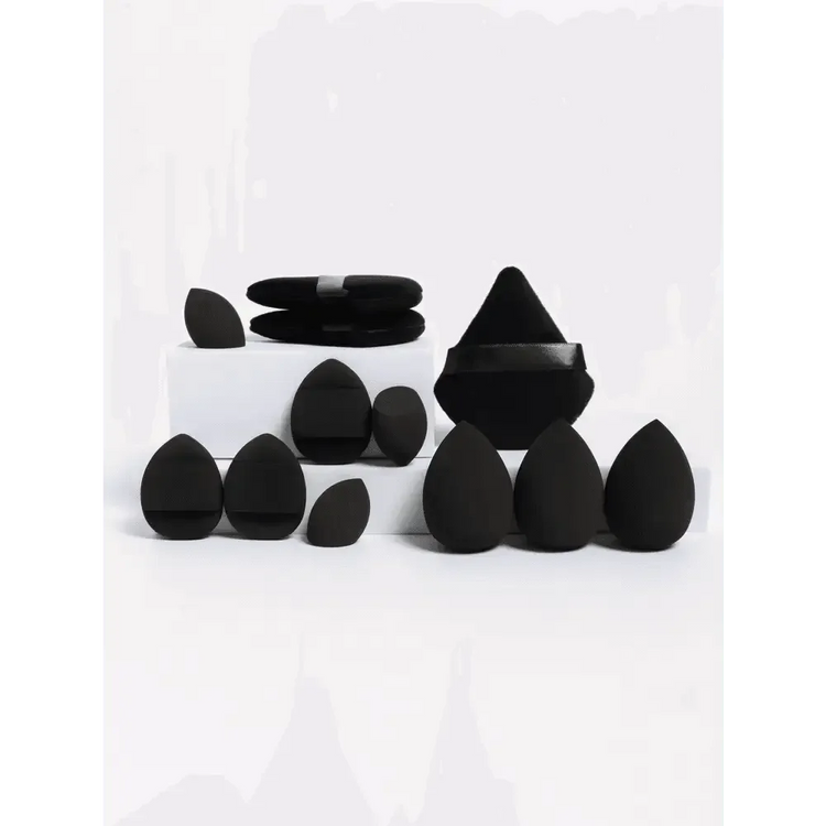 Small Medium and Large 12PCS Combination Set Makeup Puff Essential for Beginners Cosmetic Puff Set Makeup Foundation Sponge - GiFTiFY