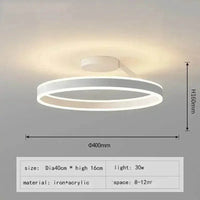 LED Ceiling Fan with Remote Control