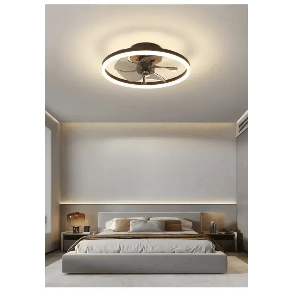 LED Ceiling Fan with Remote Control Chandelier by DSERS