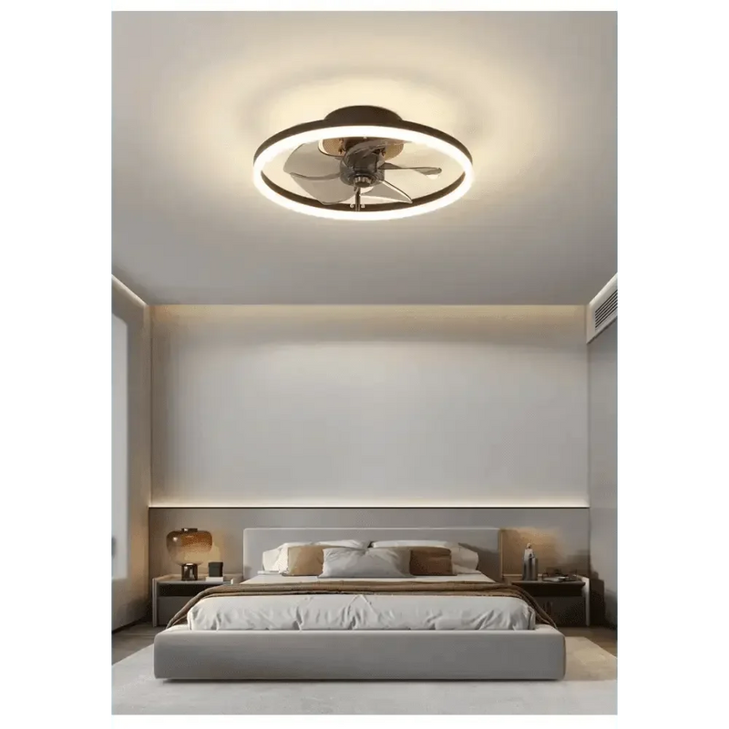 LED Ceiling Fan with Remote Control Chandelier by DSERS