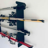 Ski Wall Rack for Snow & Water Skis – Indoor Storage for Garage, Basement, or Home - GiFTiFY