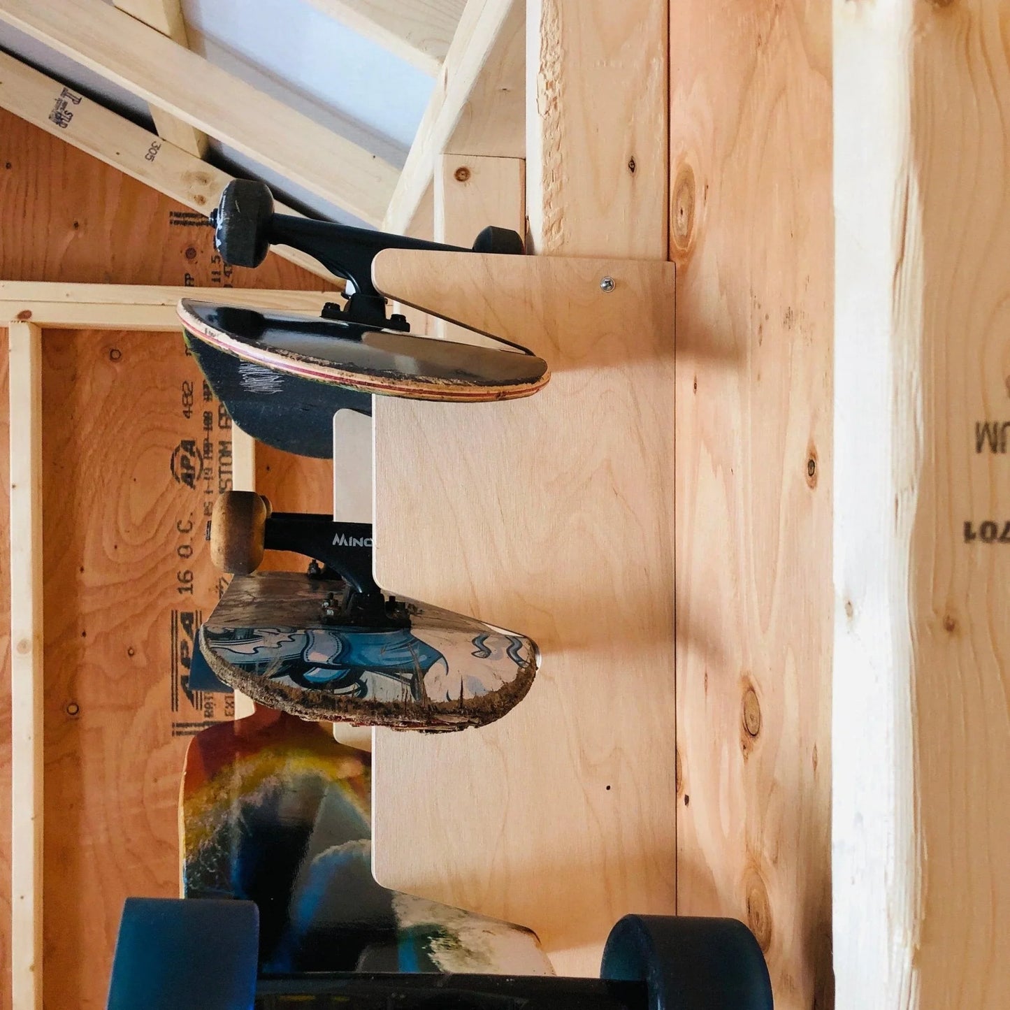 Snowboard Storage Rack – Shed Organizer for Snow Gear & Sporting Equipment HangThis Up My Shed Organizing System