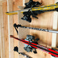 Snow & Water Ski Storage Rack – Shed Organizer for Skis, Poles & Gear HangThis Up My Shed Organizing System