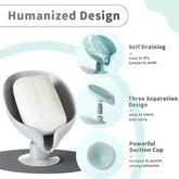 Leaf Soap Holder Maximize Drainage Suction Cup Tray - GiFTiFY