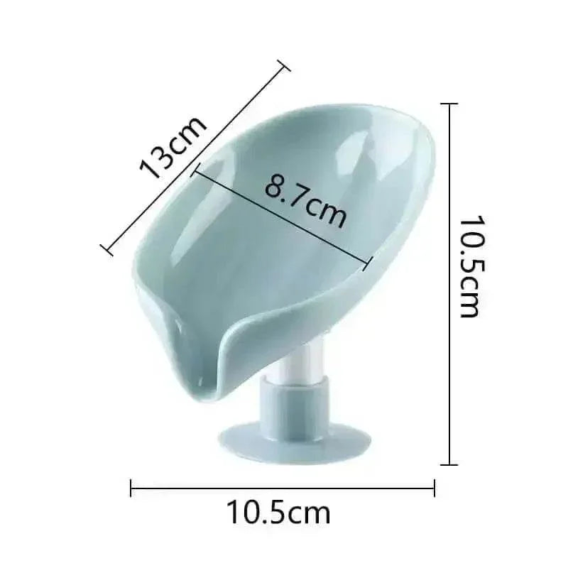 Leaf Soap Holder Maximize Drainage Suction Cup Tray Bathroom Accessories by Qx Lovely Home Store