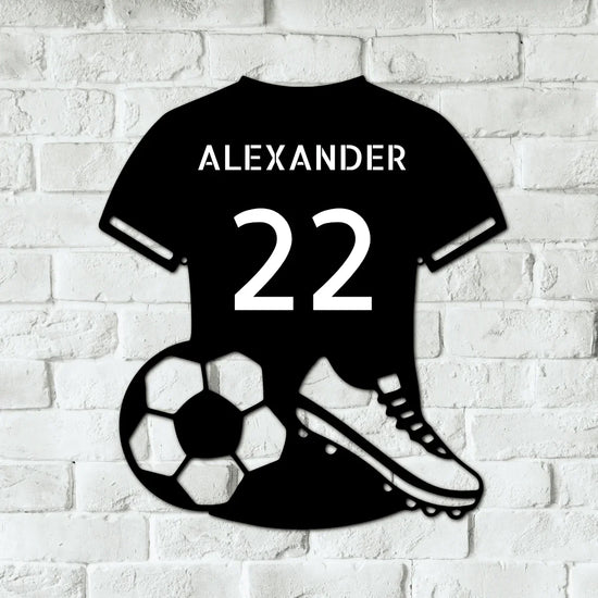 Soccer Jersey Personalized Gifts - Custom Metal Sign - GiFTiFY