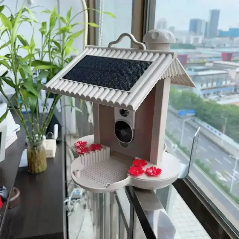 Solar Bird Feeder Camera bird watching Experience Bird Feeders by CJ