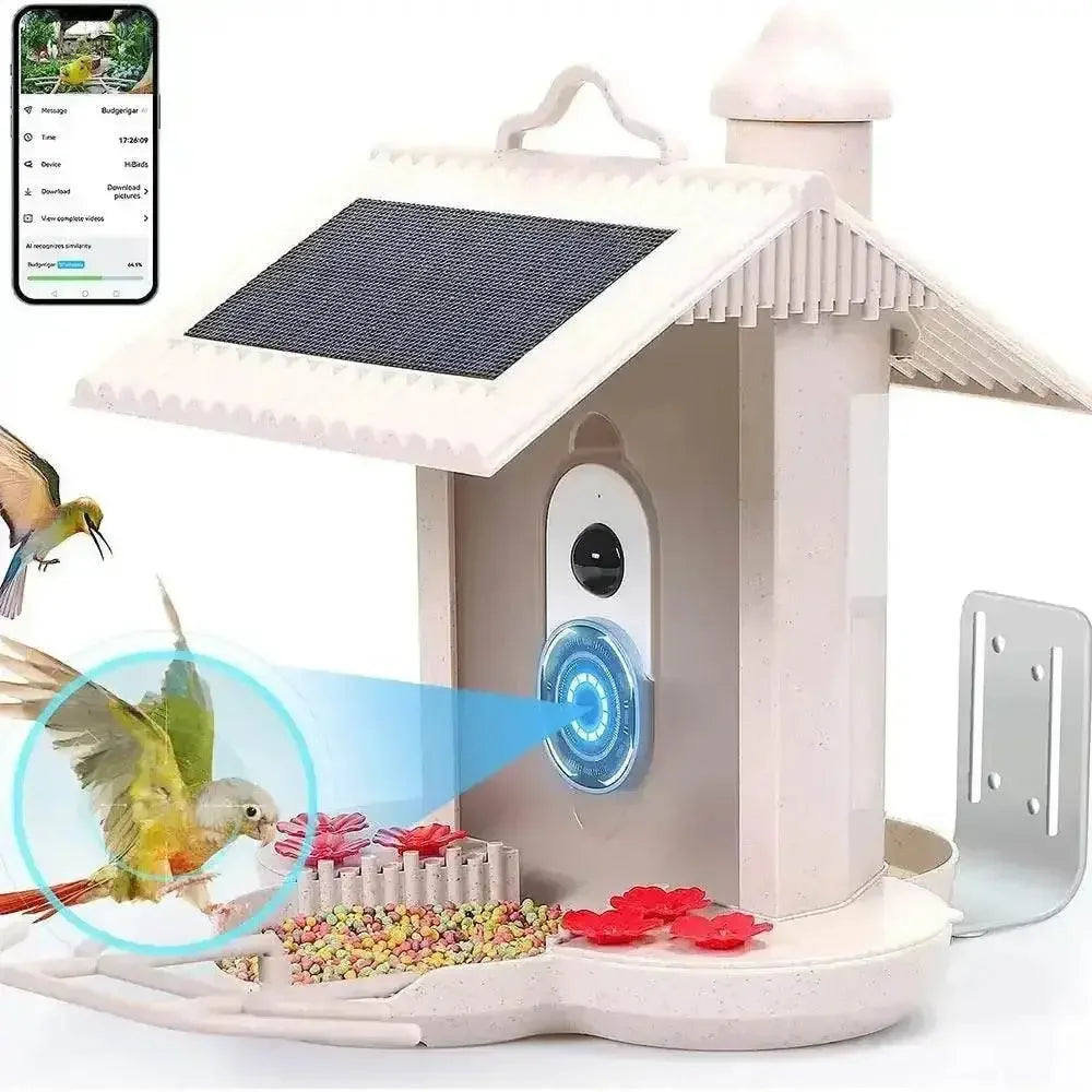 Solar Bird Feeder Camera bird watching Experience Bird Feeders by CJ
