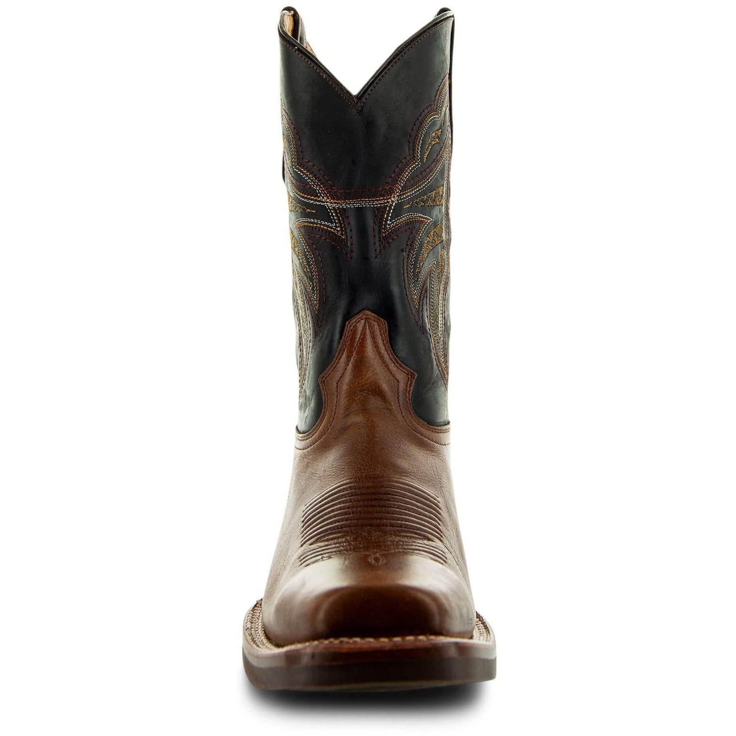 Miel Square Toe Leather Cowboy Boots H4002 - GiFTiFY