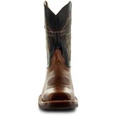 Miel Square Toe Leather Cowboy Boots H4002 - GiFTiFY