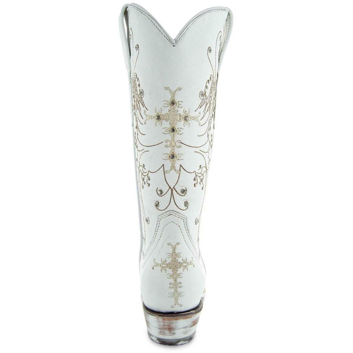 White Rhinestone Cowgirl Boots (Wedding Cowgirl Boots) - GiFTiFY