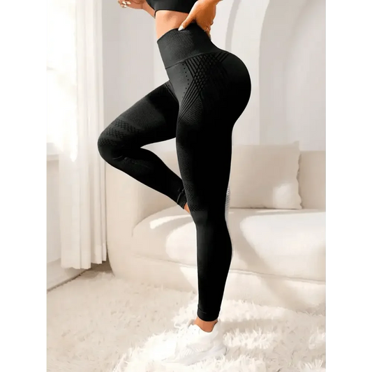 Sports Pants With Sexy Lines Lifting Buttocks sports Tight Pants Women's High Waisted Elastic Fitness Pants Buttocks Lifting Pants - GiFTiFY