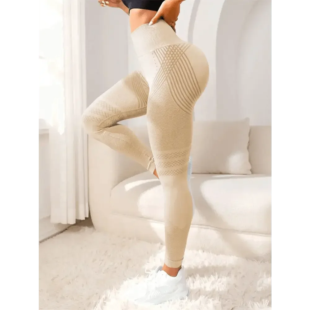 Sports Pants With Sexy Lines Lifting Buttocks sports Tight Pants Women&